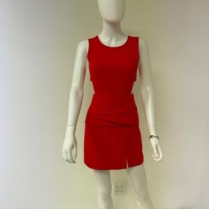 BCBG red mini dress
